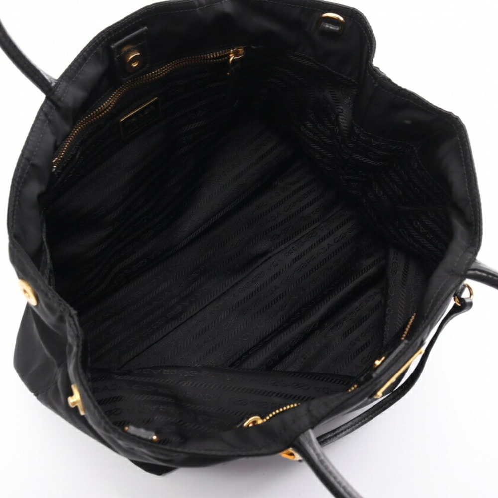 Prada Handbag Black Triangular Plate - image 3